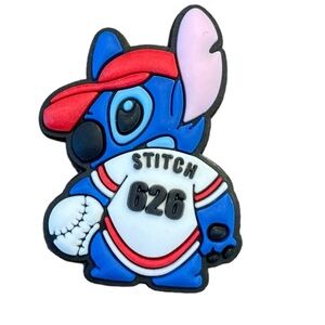 Stitch Baseball Croc Charm